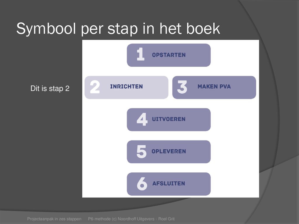 De P Methode Roel Grit Projectaanpak In Zes Stappen Voorbereiden Ppt